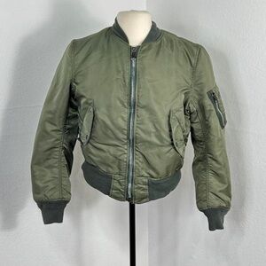 90s vintage Alpha military U.S. Air force MA-1
flight jacket bomber jacket